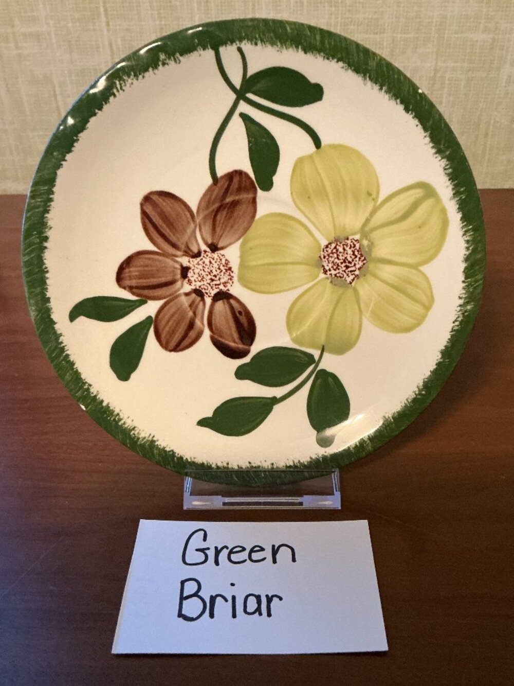 Blue Ridge Southern Pottery Green Briar
